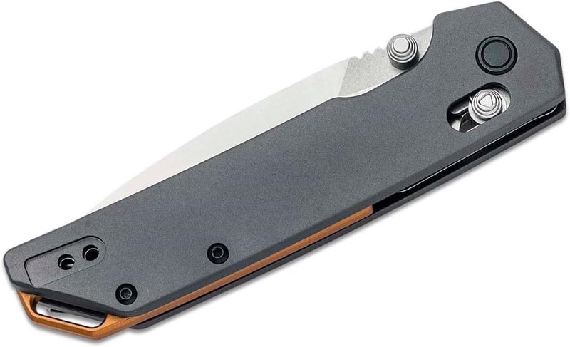 Kershaw Iridium Reverse Tanto Folding Pocket Knife, Sleek 3.4 inch D2 Steel Blade, DuraLock Locking Mechanism, Aluminum Handle, Designed in the USA - Image 4